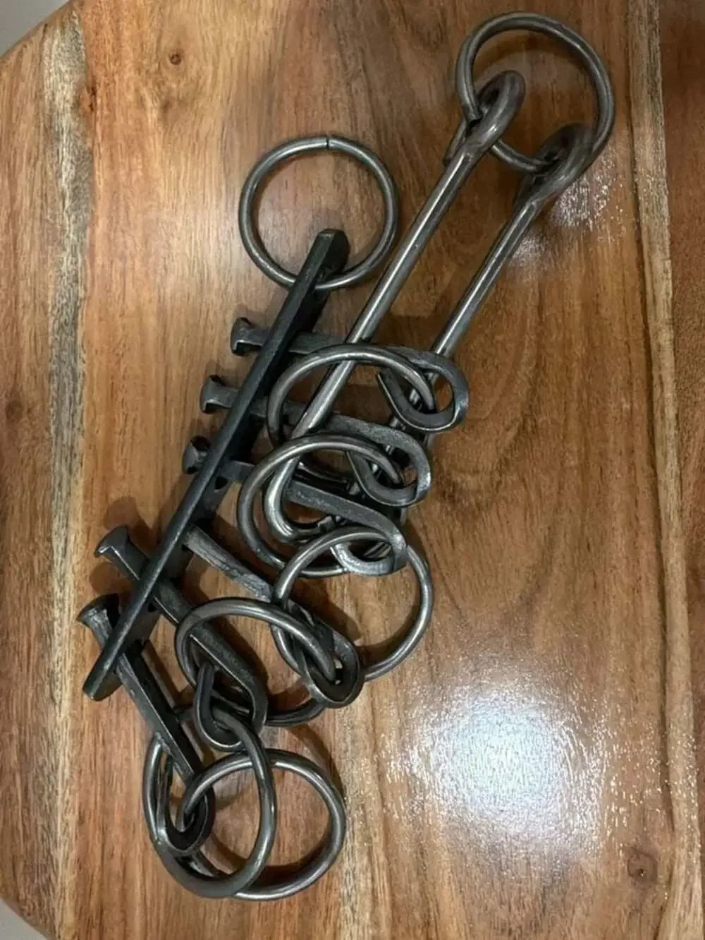 Tavern Puzzle Collection Patience Metal Wire Puzzle with Storage Bag